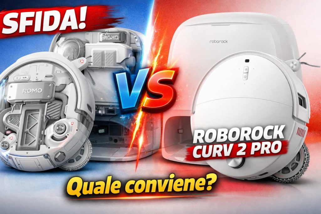 DJI Romo P vs Roborock Qrevo Curv 2 Pro: quale conviene davvero?